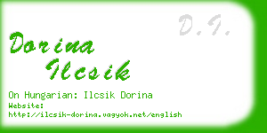 dorina ilcsik business card